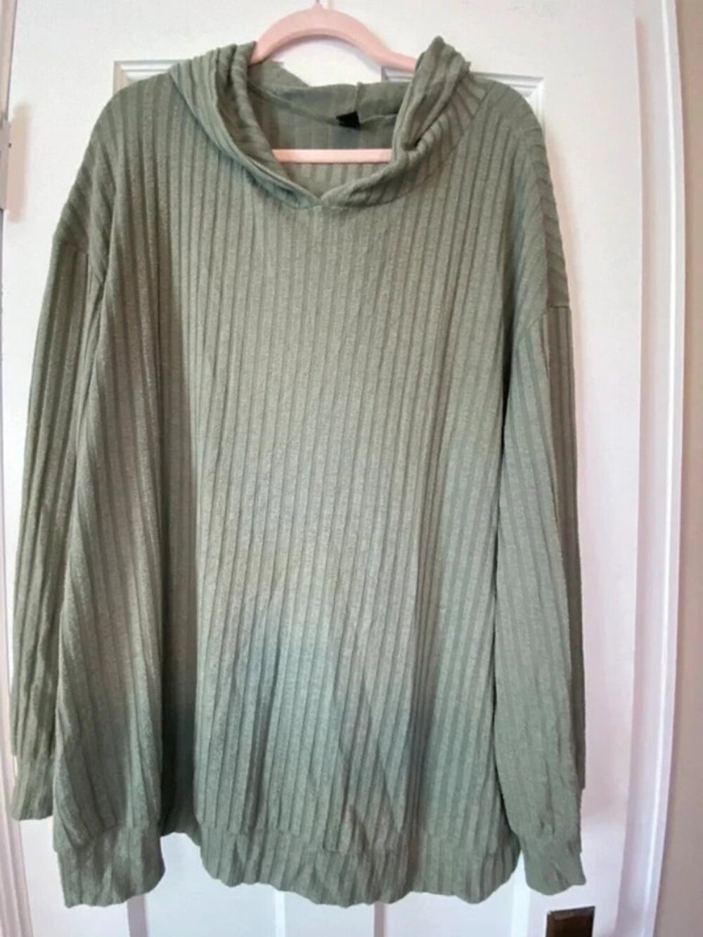 Womens plus size 2X sage green hoodie